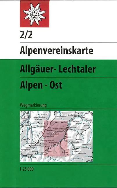 2 2 ALLGAUER LECHTALER ALPEN EST 1 25 000