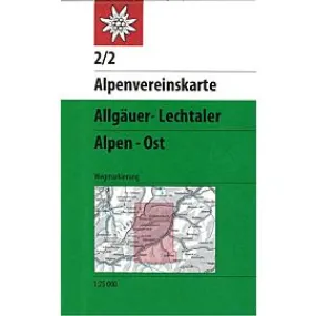 2 2 ALLGAUER LECHTALER ALPEN EST 1 25 000