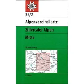 35 2 ZILLERTALER ALPEN CENTRE 1 25 000