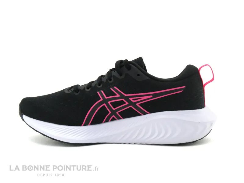 Achat chaussures Asics Femme Chaussure de Sport, vente Asics GEL EXCITE 10 Black Hot pink - 1012B418 - Basket running Femme