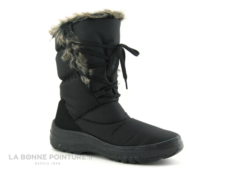 Achat chaussures Feel'In Femme Botte Pluie Neige, vente Botte neige Femme FYLIS noir avec fourrure