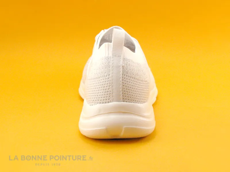 Achat chaussures Moran's Femme Chaussure de Sport, vente Morans KITA Blanc - Basket maille pailletee