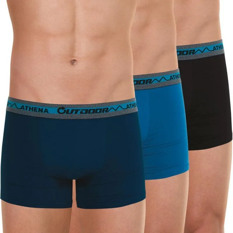 ATHENA 3 Boxers Homme Microfibre recyclée OUTDOOR Marine Lagon Nr