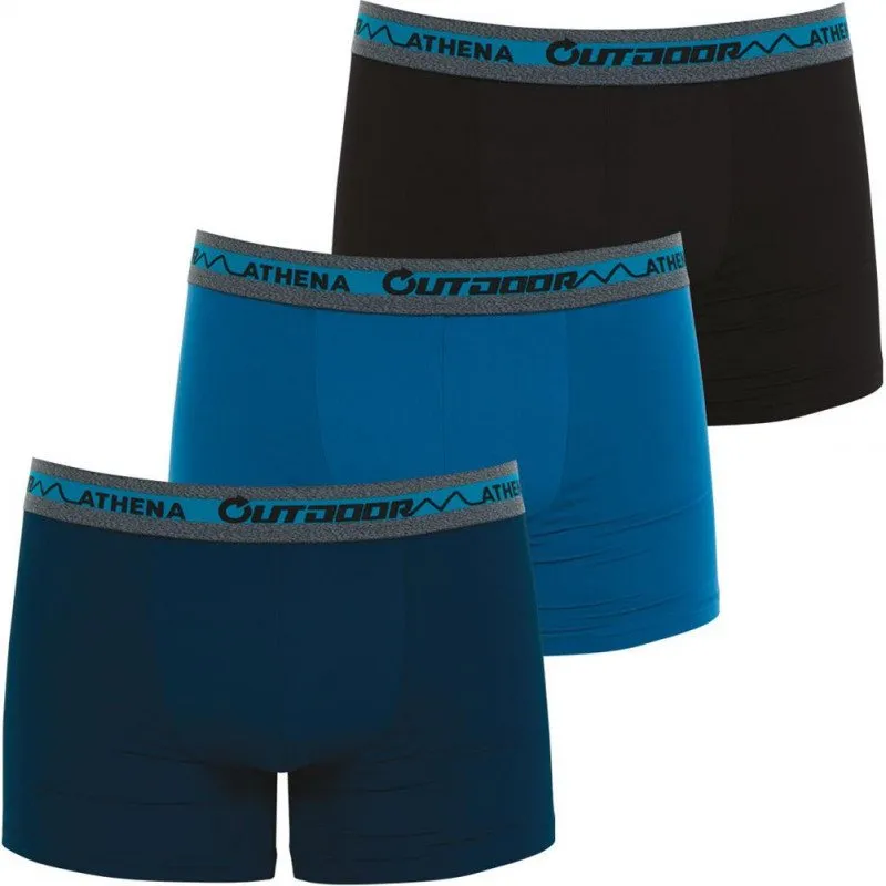 ATHENA 3 Boxers Homme Microfibre recyclée OUTDOOR Marine Lagon Nr