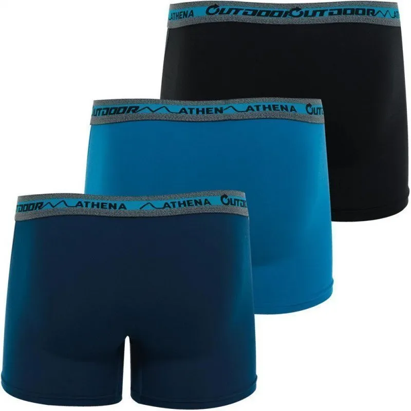 ATHENA 3 Boxers Homme Microfibre recyclée OUTDOOR Marine Lagon Nr