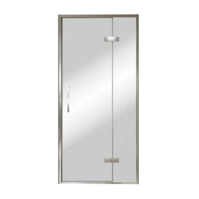 Balmani Senses Design porte pivotante à droite 100 cm x 210 cm verre Miroir Reflex, Profil chrome