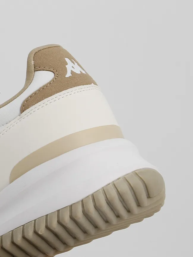 Baskets arklow blanc beige homme - Kappa | wimod