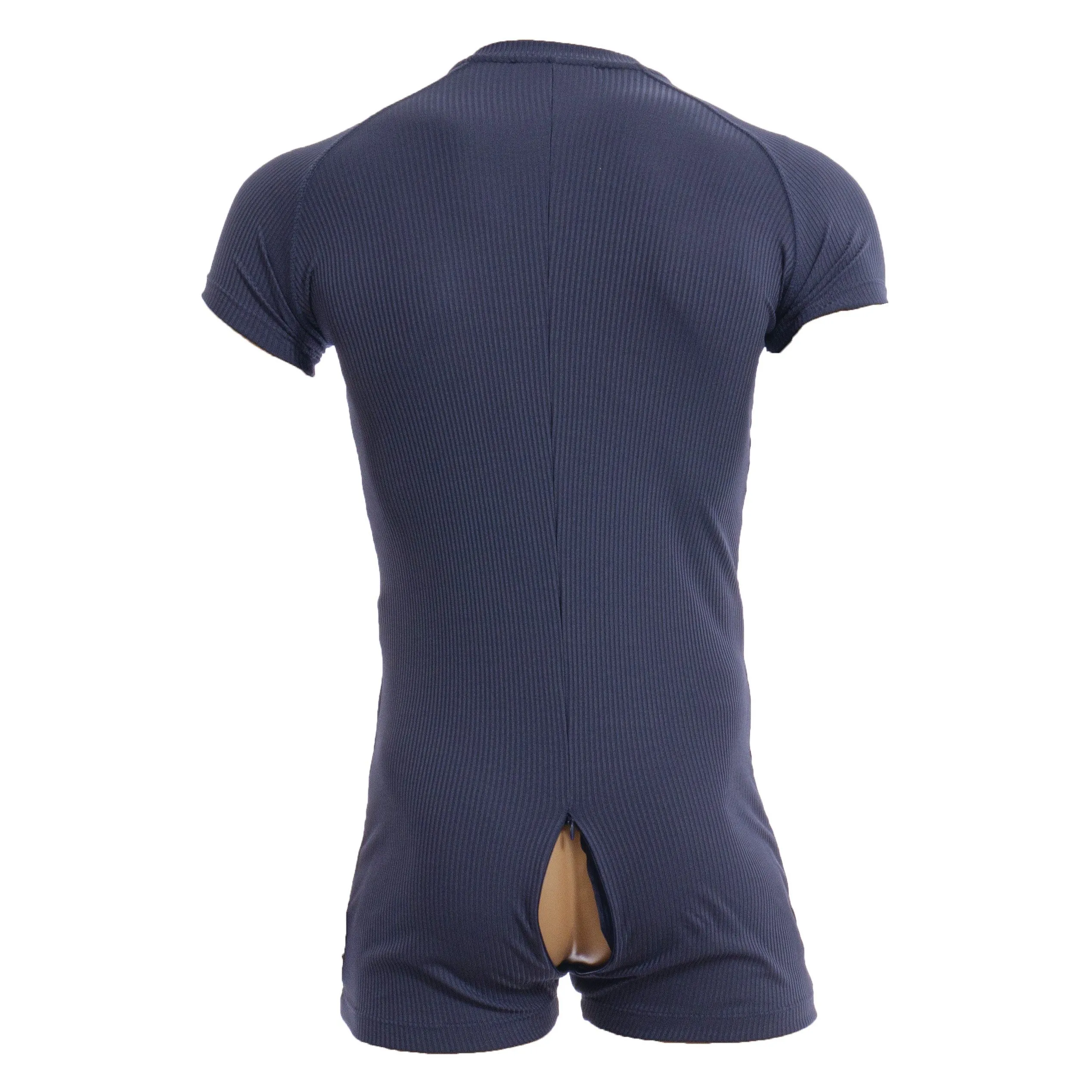 Bodysuit recycled rib - marine - ES collection : vente body et comb...