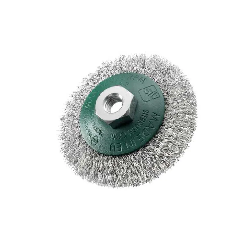 Brosse circulaire conique Sit - mm.90 acier inoxydable m14 - f0.30