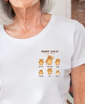 Cadre à poser Mamie ourse et ses oursons