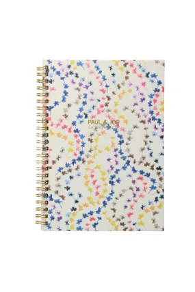 Carnet A5 motif fleurs multicolores