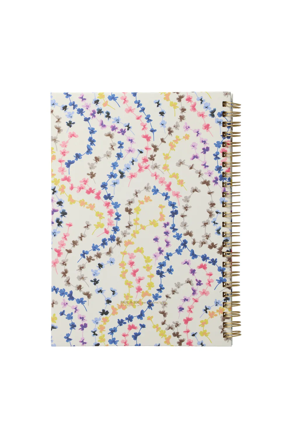 Carnet A5 motif fleurs multicolores