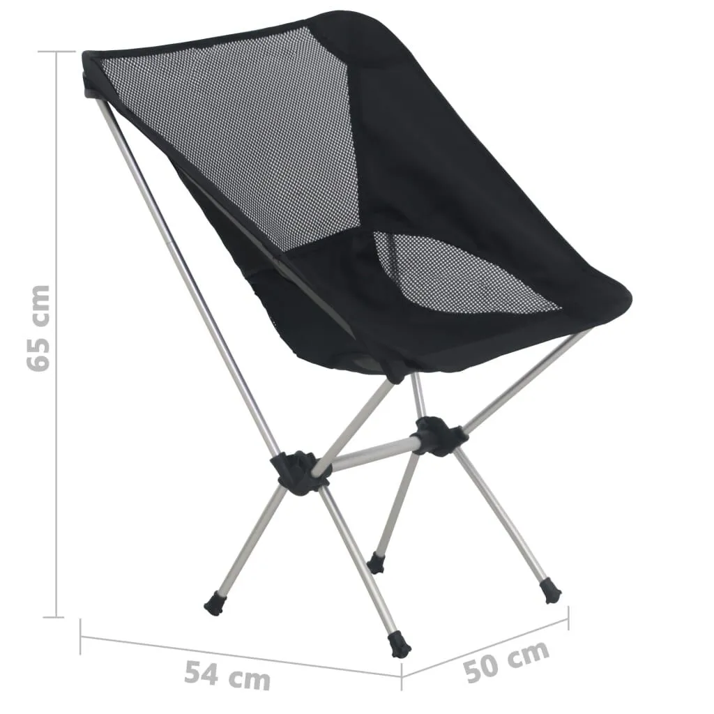 Chaises de camping en aluminium