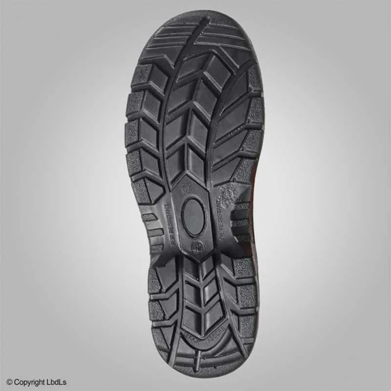 Chaussure BLACKGATE haute 6'' cuir noir coque acier