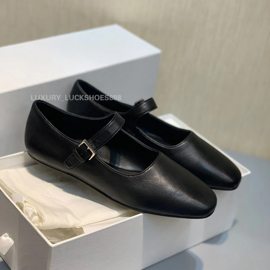 Chaussures De Sandale De Qualité Supérieure Mary Jane Ballet Flats Chaussures Avec Des Chaussures De Robe De Sangle Loafers Pour