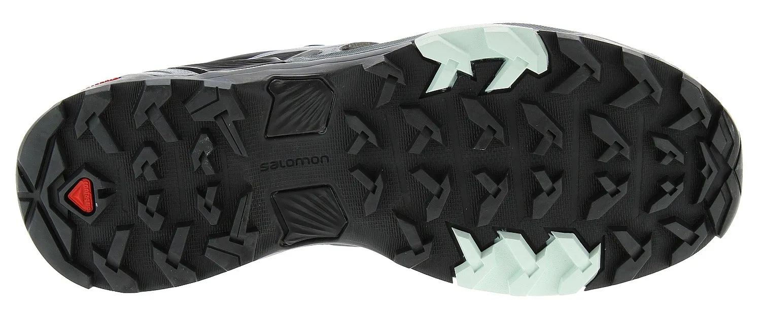 chaussures Salomon X Ultra 4 GTX W - Black/Stormy Weather/Opal Blue - women´s