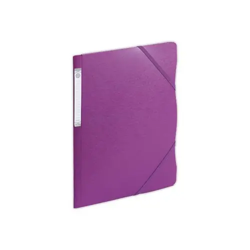Chemise 3 rabats à élastiques - polypropylène  5/10e violet - FIDUCIAL