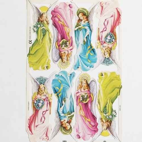 Chromos images anciennes vintage anges