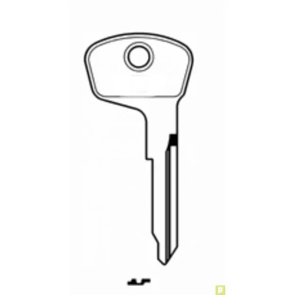 Clé AUDI profil V