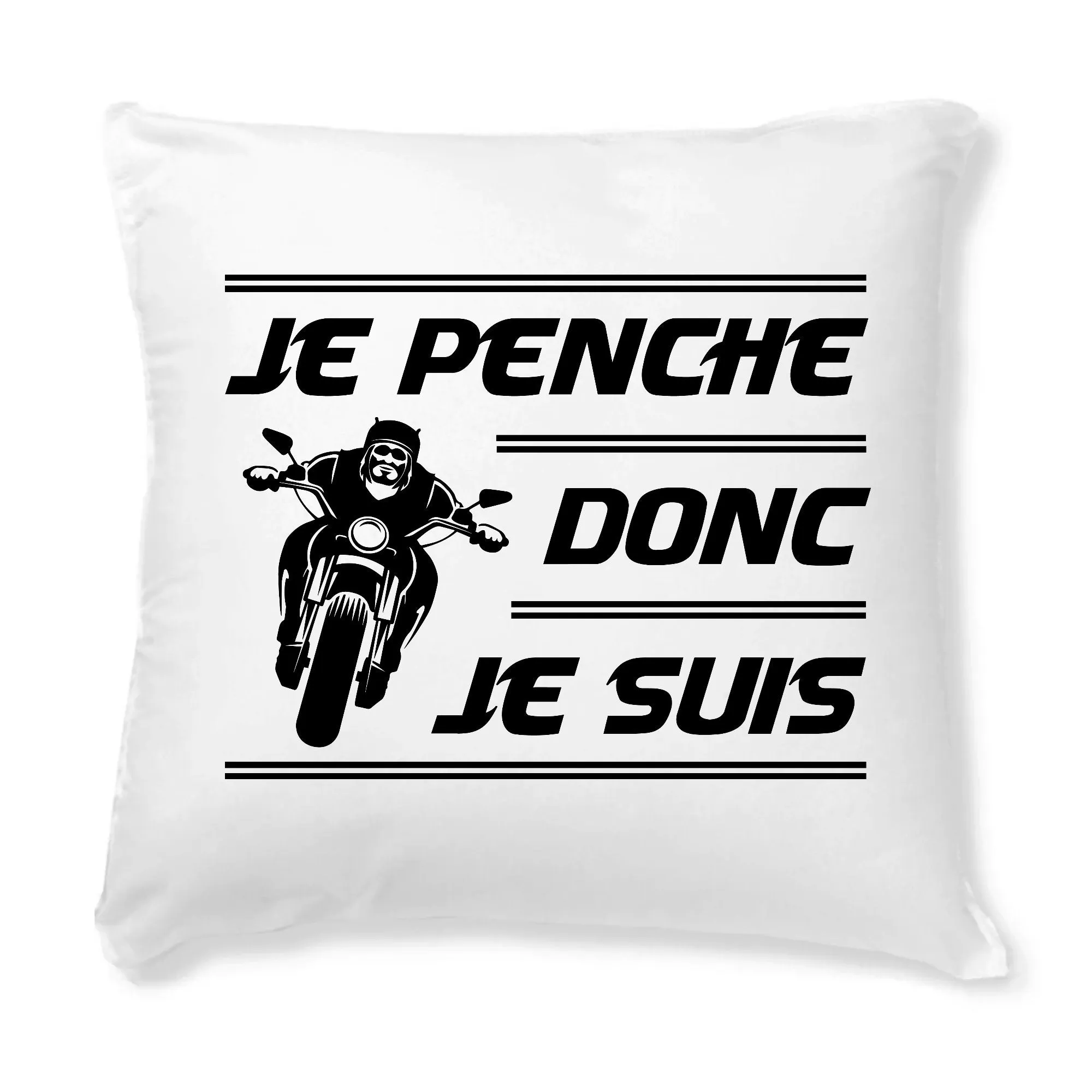 Coussin Je penche donc je suis