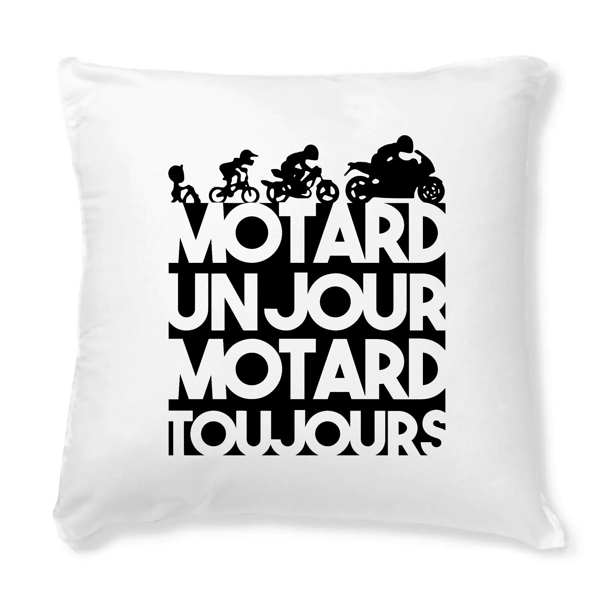 Coussin Motard un jour