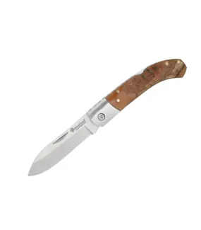 Couteau de poche lame pliable 8 cm manche mouflon