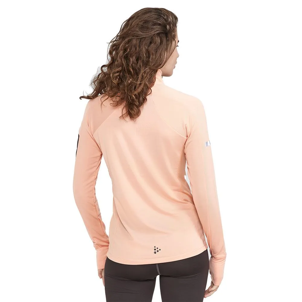 CRAFT Adv Subz Ls 2 Rose - Maillots à Manches Longues de Running Femme