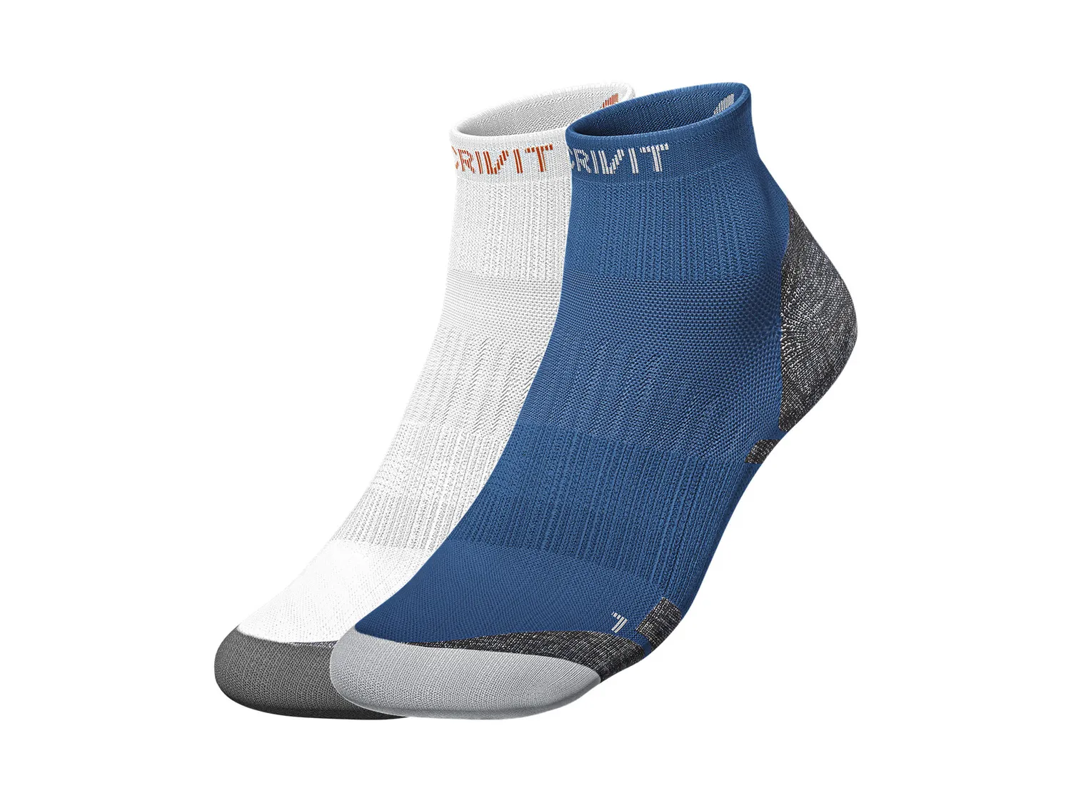 CRIVIT Lot de 2 paires de chaussettes de course homme