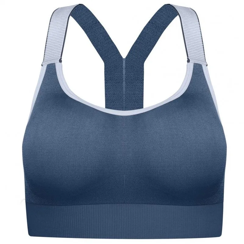 DIM Brassière coquée Femme AMPLIFORME Impact modéré Bleu lune