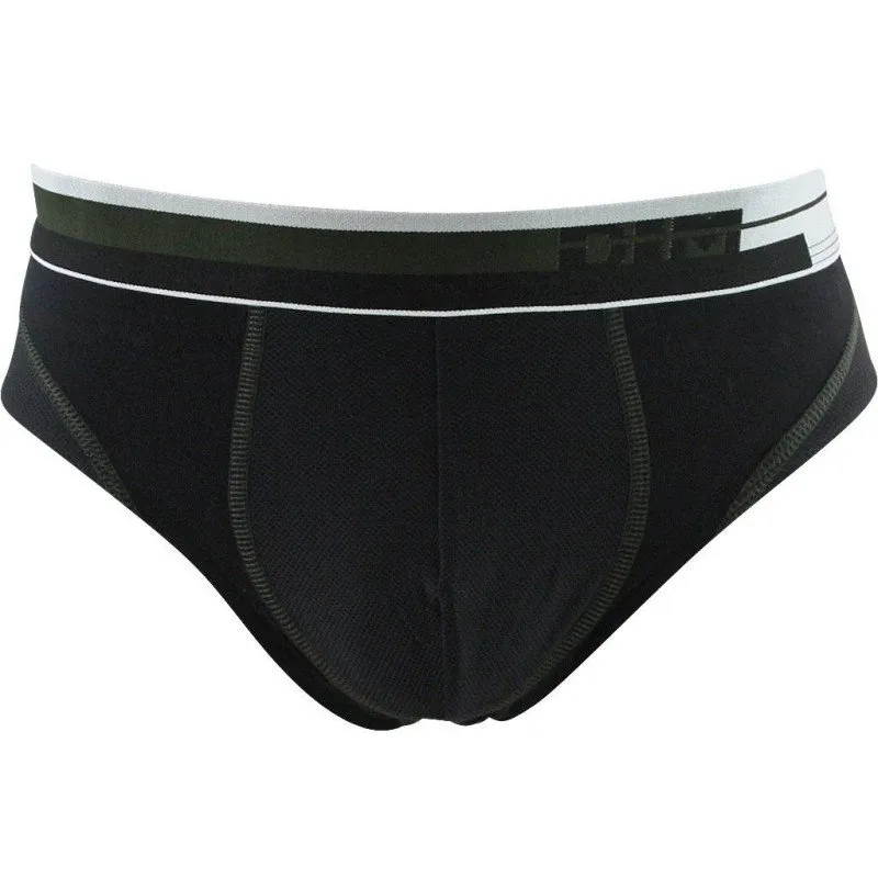 DIM Slip Homme Coton SPORT18 Noir