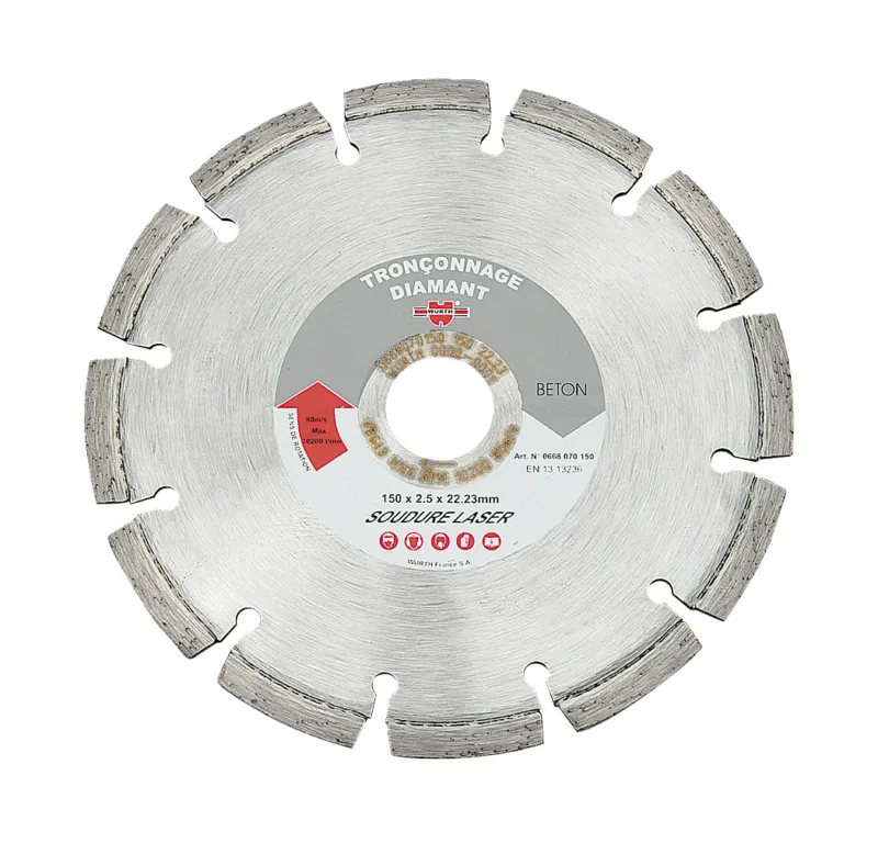 Disque diamanté rainureuse W-Hard