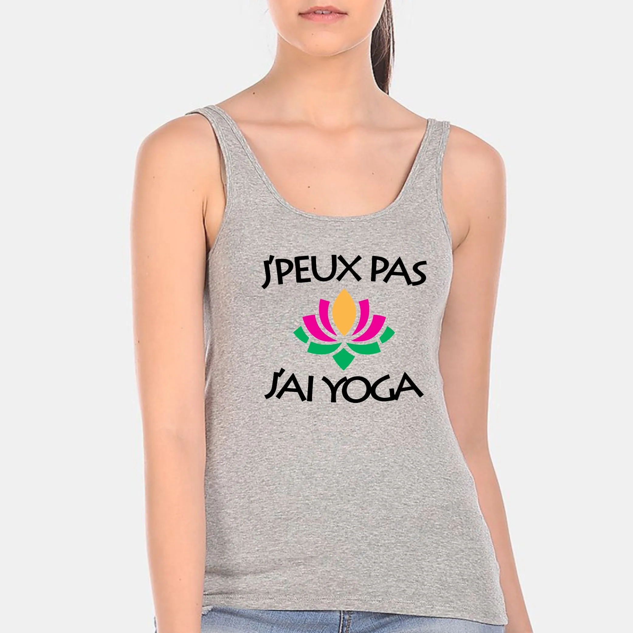 Débardeur Femme J'peux pas j'ai yoga