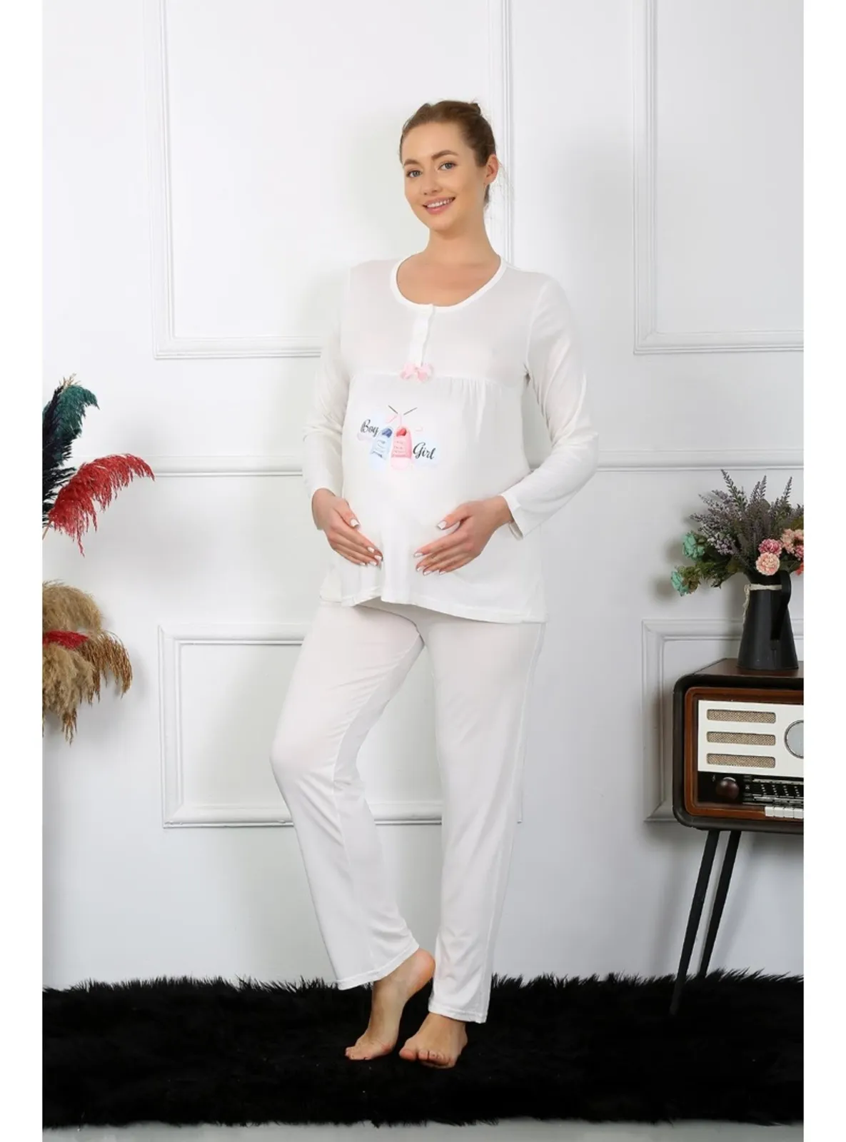 Ecru - Maternity Pyjamas