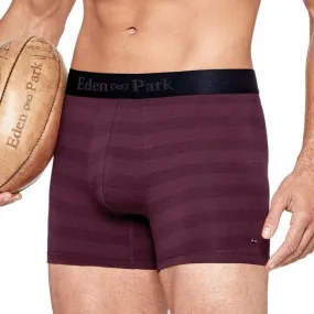 EDEN PARK Boxer Homme Coton Modal RAYLARG Bordeaux