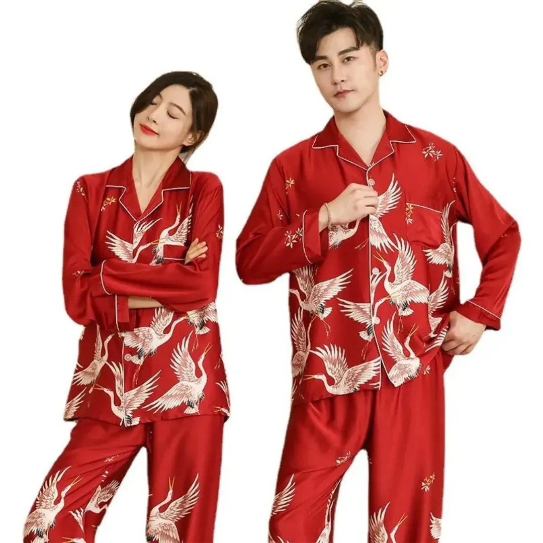 Ensemble de Pyjamas Assortis pour Couple : Confort et légance Garantis