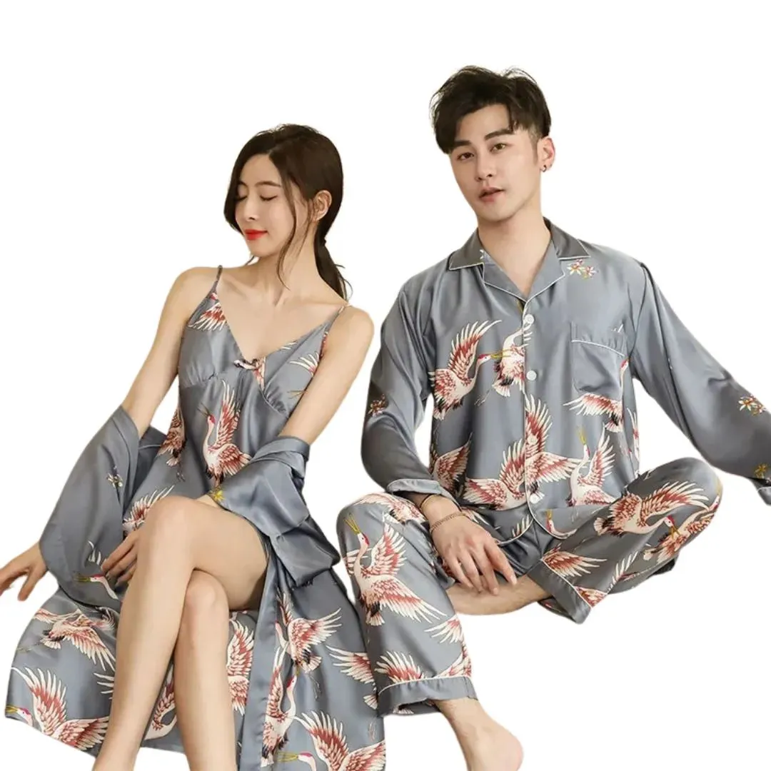 Ensemble de Pyjamas Assortis pour Couple : Confort et légance Garantis