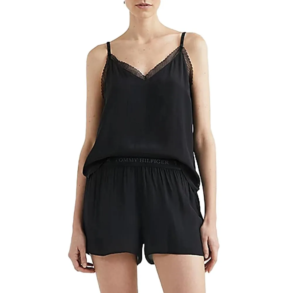 Ensemble de Pyjamas Noir Femme Tommy Hilfiger Lounge & Sleepwear