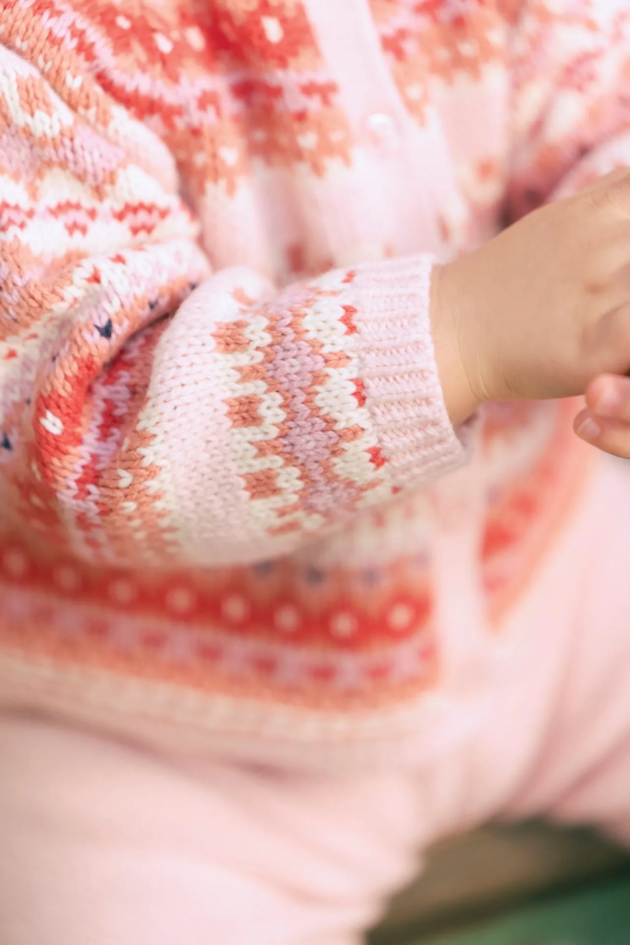 Ensemble - Toudou jacquard peach
