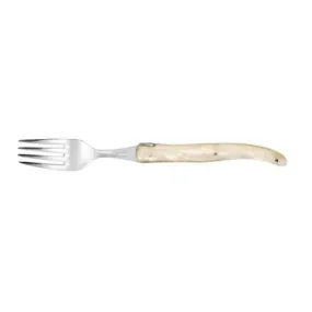 Fourchette de table Laguiole plein manche champagne La Fourmi 