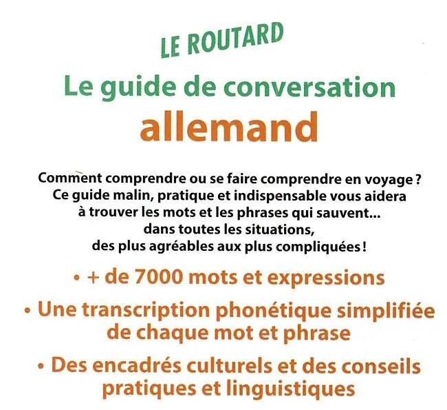 GUIDE CONVERSATION ALLEMAND