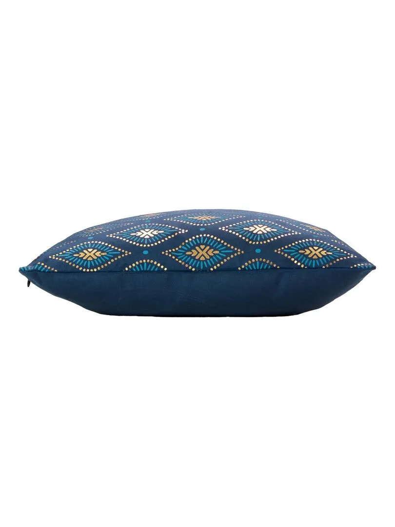 Housse de coussin 40 x 40 cm Sophia - Bleu