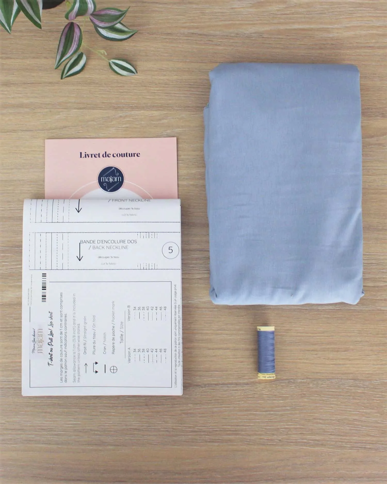 Kit T-shirt Léo – bleu
