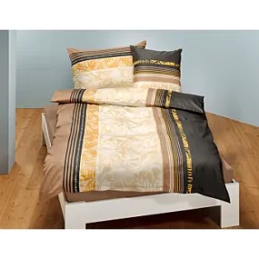 Linge de lit à rayures et motif fleuri ⋆ Lehner Versand