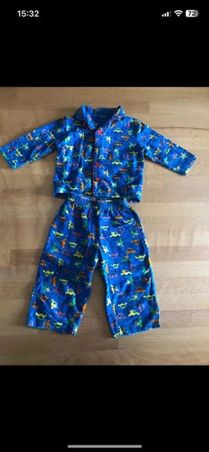 Lot 2 pyjamas - Brioche - 12 mois  | Beebs