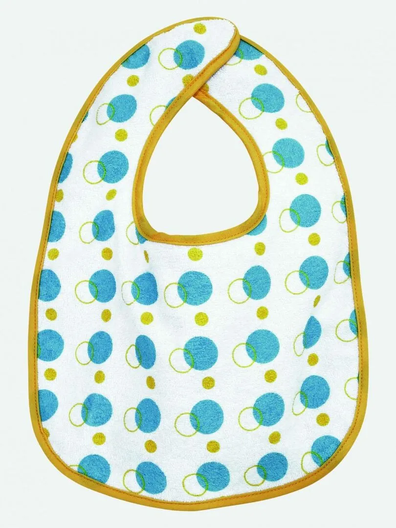 Lot de 2 bavoirs bébé Kinousses - Jaune