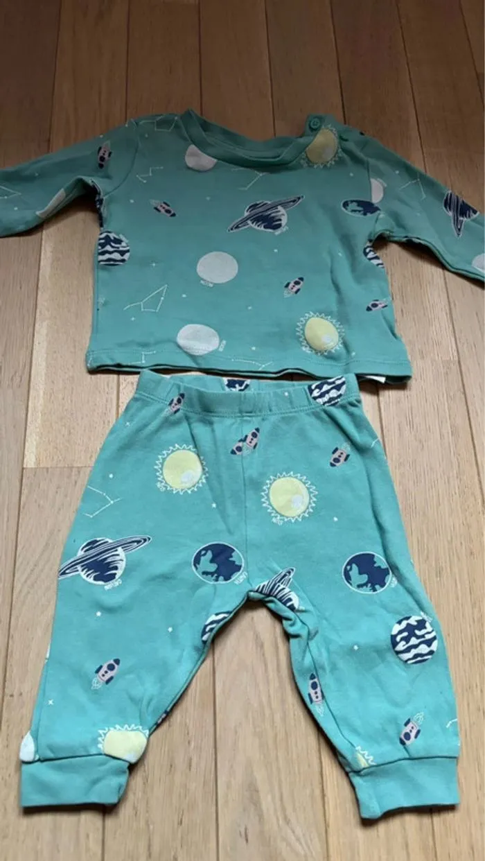 Lot de 2 pyjamas 2 pièces - Primark - Prématuré  | Beebs