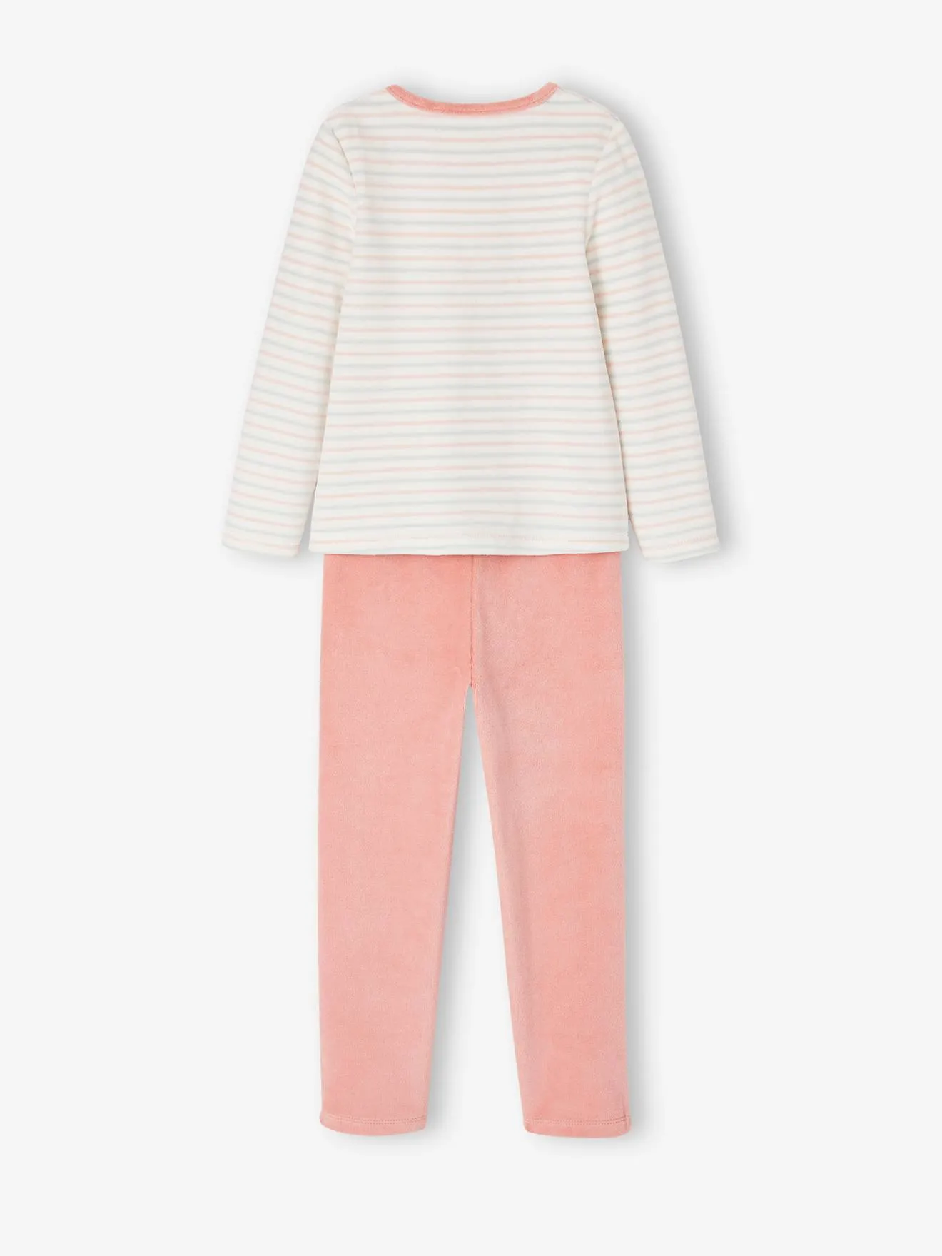 Lot de 2 pyjamas fleurs fille vert d'eau - Vertbaudet