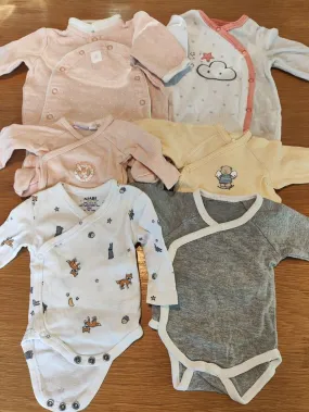 Lot naissance : bodys et pyjamas - Naissance - 0 mois  | Beebs