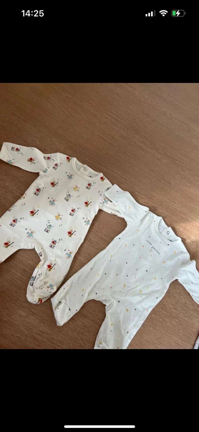 Lot pyjamas - Kiabi - 1 mois  | Beebs