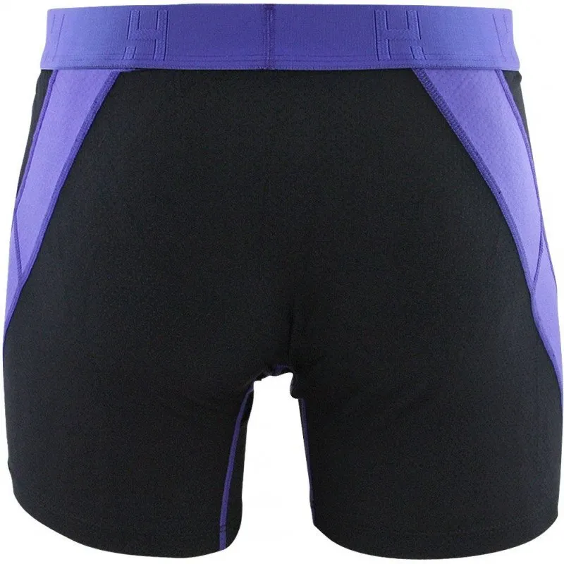 LOÏC HENRY Boxer Homme Microfibre PERFORMANCE Noir Violet